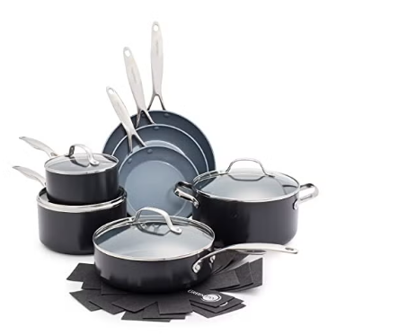 GreenPan Valencia Pro 11 Piece Nonstick Cookware Set